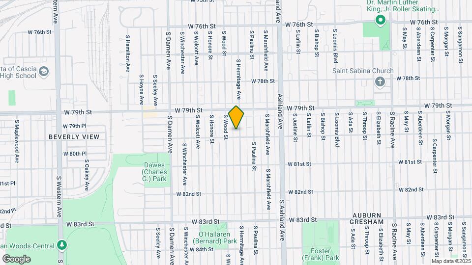 7948 S Hermitage Ave Map and Location Details