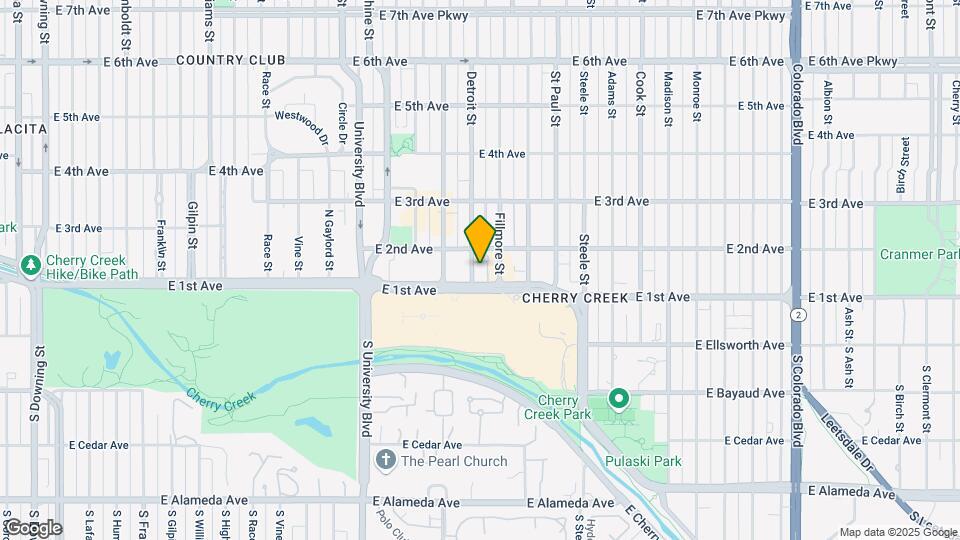 100 Detroit St Map and Location Details