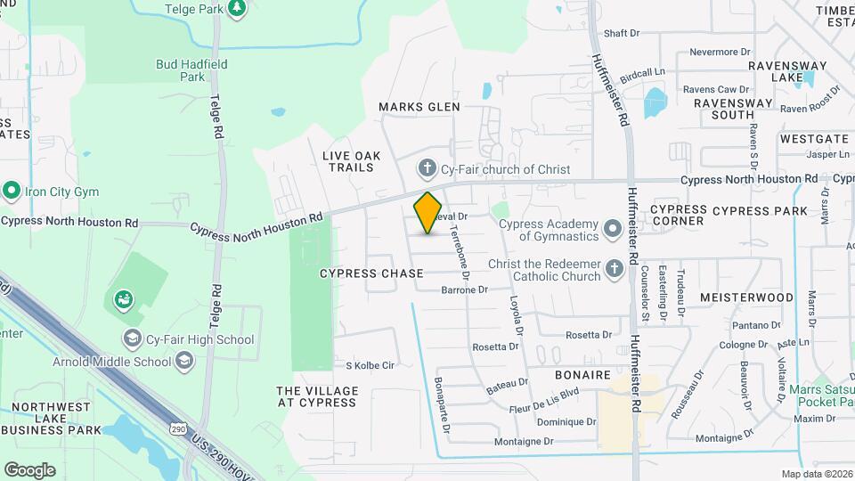 14227 Cornelia Dr Map and Location Details