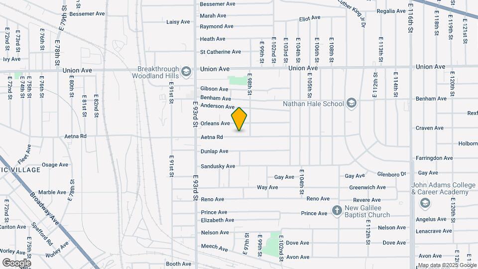 9703 Aetna Rd Map and Location Details