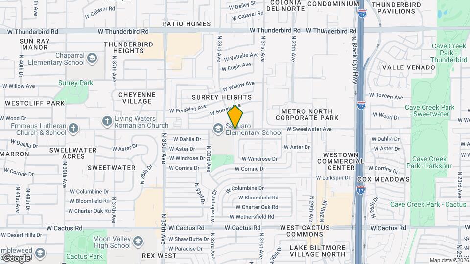 3153 W Sweetwater Ave Map and Location Details