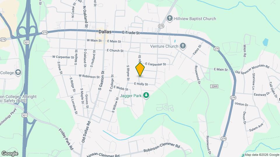 501 E Robinson St Map and Location Details