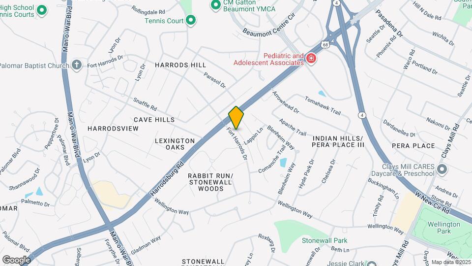 916 Palomino Ln Map and Location Details