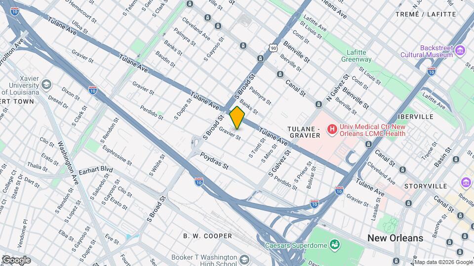 2539 Gravier St Map and Location Details