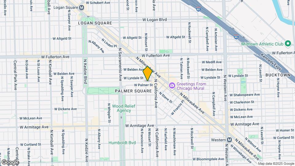 2828 W Palmer St, Unit 205 Mapa y Detalles de la Ubicación