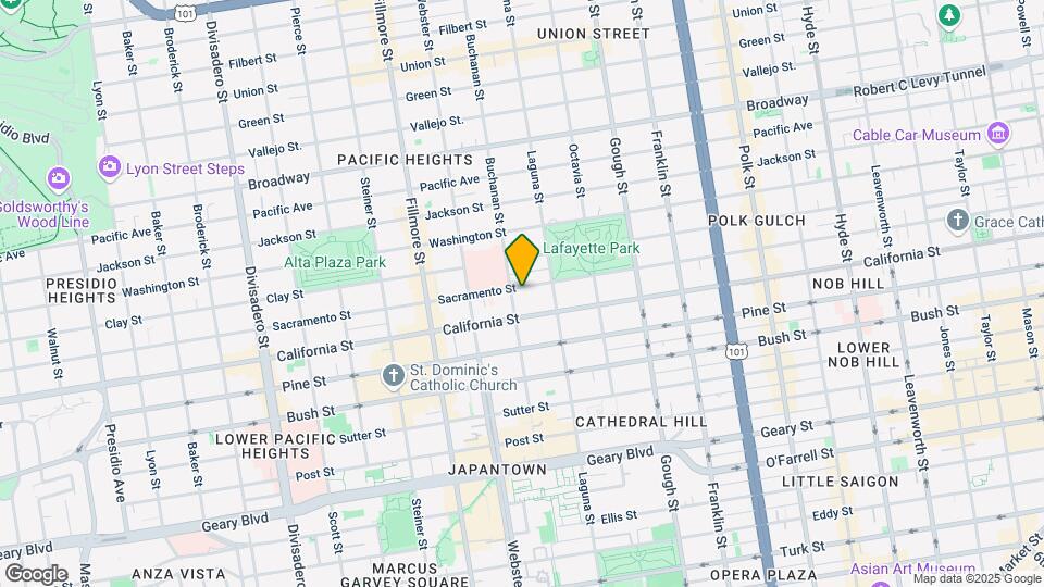 2263-2269 Sacramento St Mapa y Detalles de la Ubicación