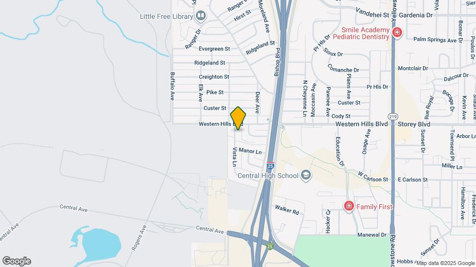 718 Vista Ln Map and Location Details