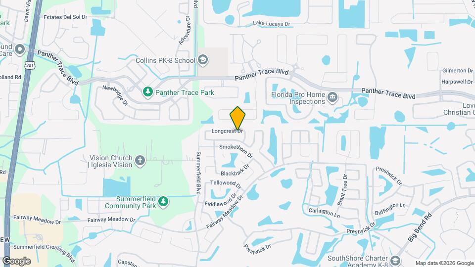 12620 Longcrest Dr Map and Location Details