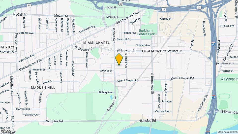 1533 Weaver St Map and Location Details