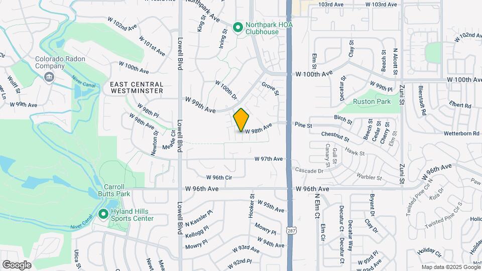 3330 W 98th Ave Mapa y Detalles de la Ubicación
