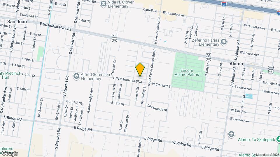 11 Sunset St Map and Location Details