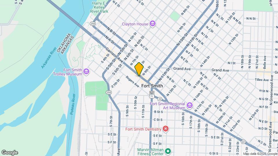 822 Garrison Ave Mapa y Detalles de la Ubicación