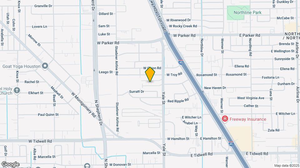 406 Yale Oaks Ln Map and Location Details