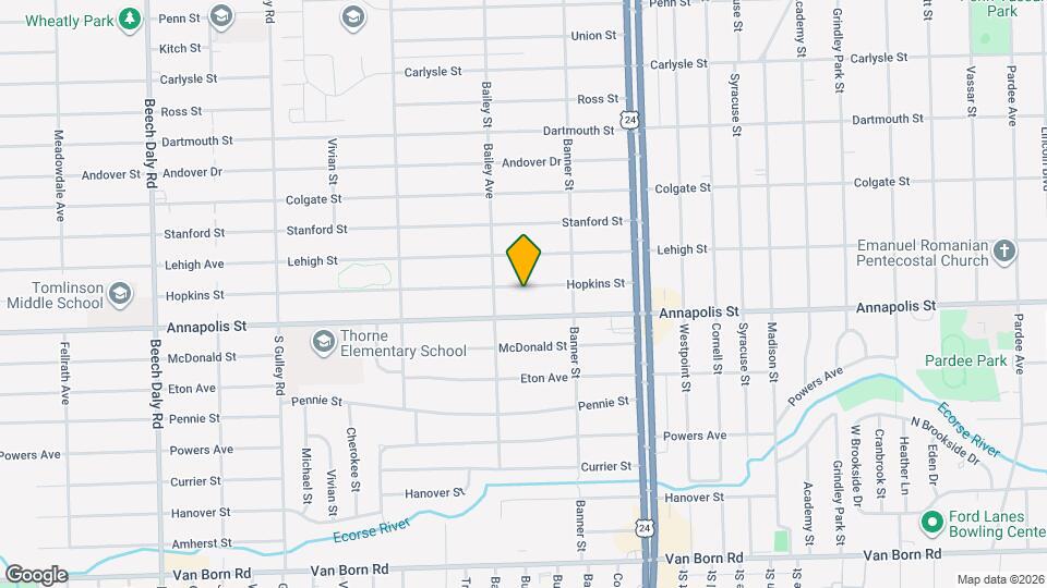 24399 Hopkins St Mapa y Detalles de la Ubicación