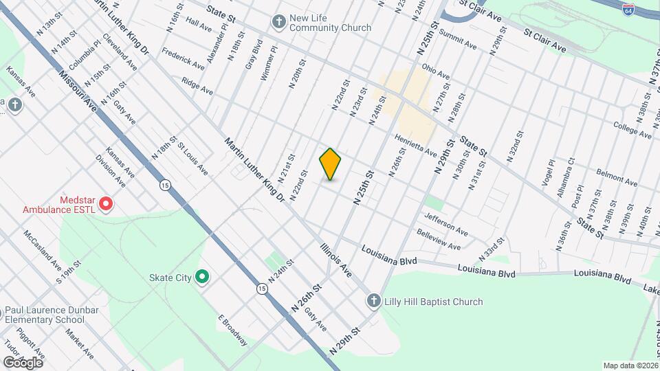 2301 Belleview Ave Map and Location Details