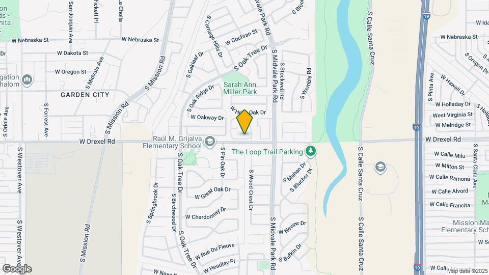 1664 W Park Wood Ln Map and Location Details