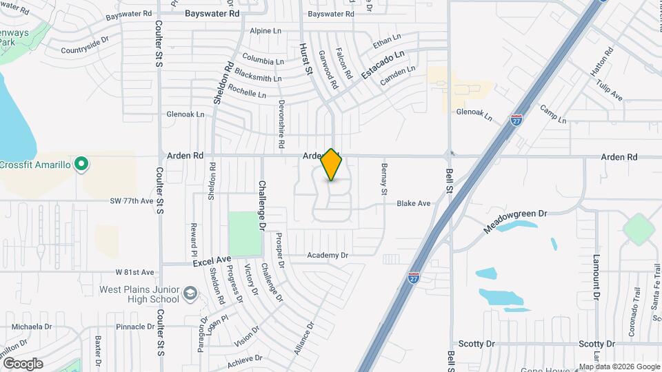 7205 Athens St Map and Location Details