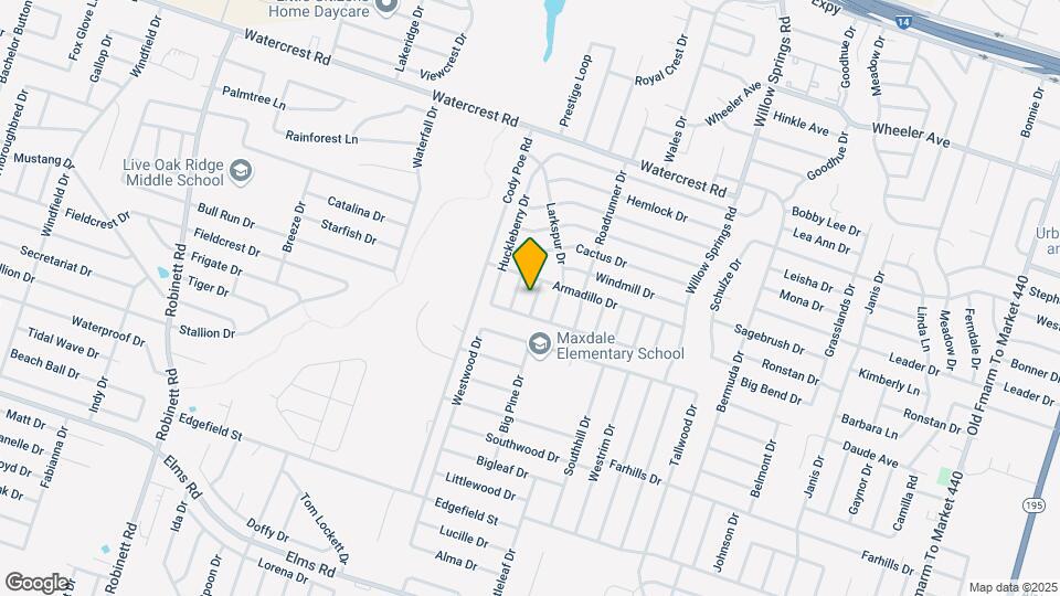 2707 Starling Dr Mapa y Detalles de la Ubicación
