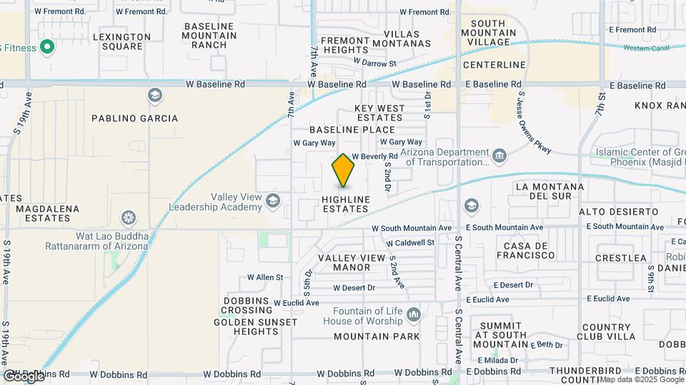 8127 S 5th Ave Map and Location Details