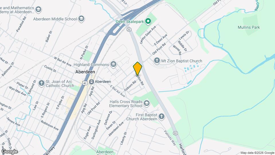 156 Osborn Rd Mapa y Detalles de la Ubicación