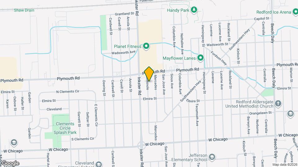 11408 Seminole Map and Location Details