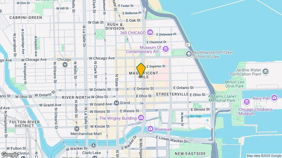 118 E Erie St, Unit 15A Map and Location Details