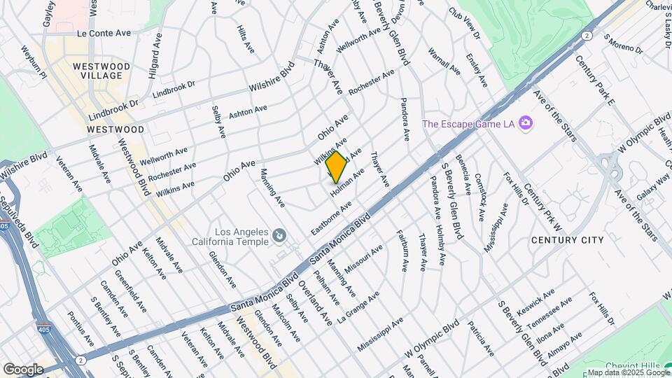 10589 Holman Ave Map and Location Details