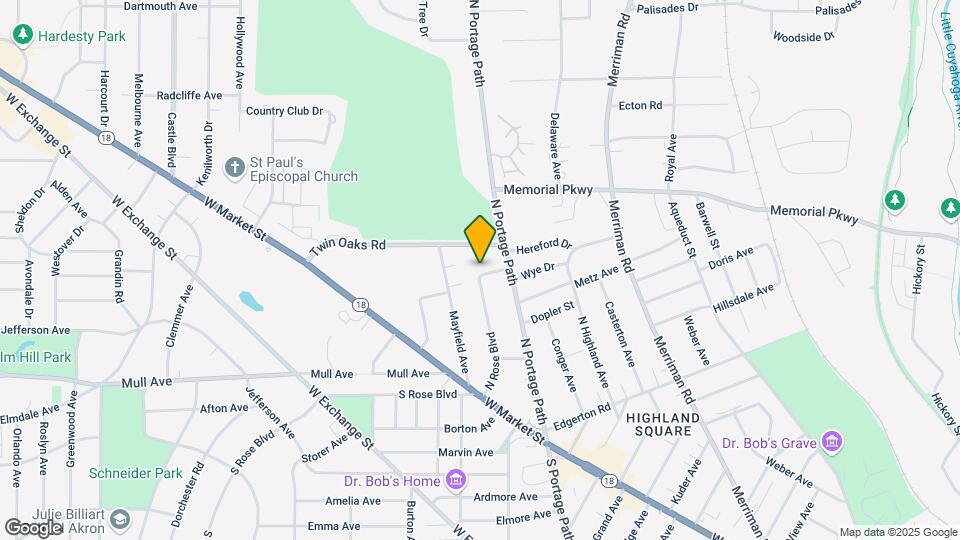 157 N Rose Blvd Map and Location Details