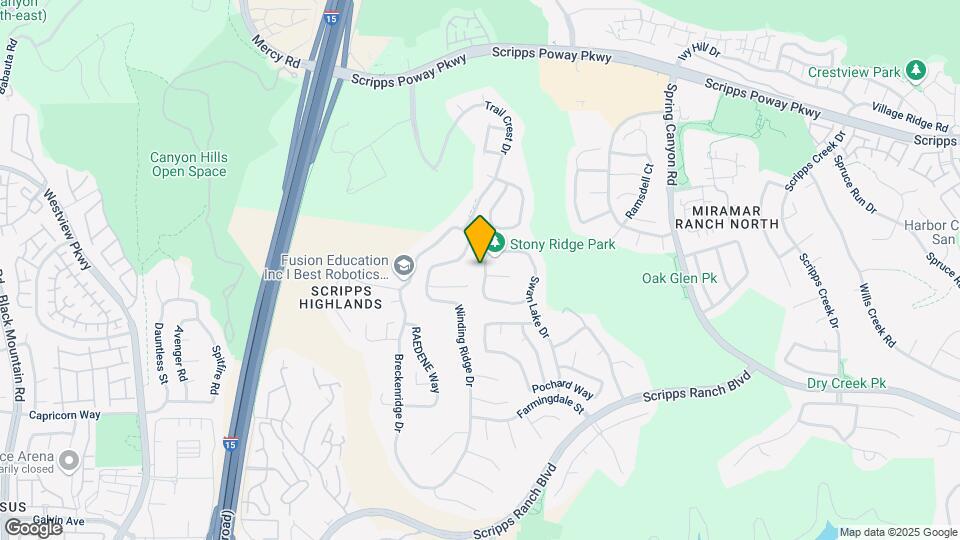 10527 Stony Ridge Way Map and Location Details