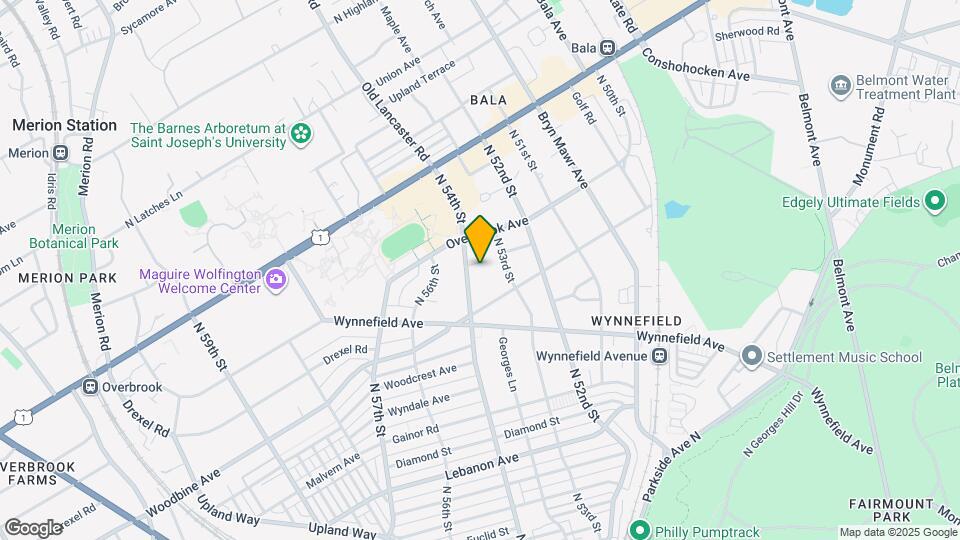 2417 N 54th St Map and Location Details