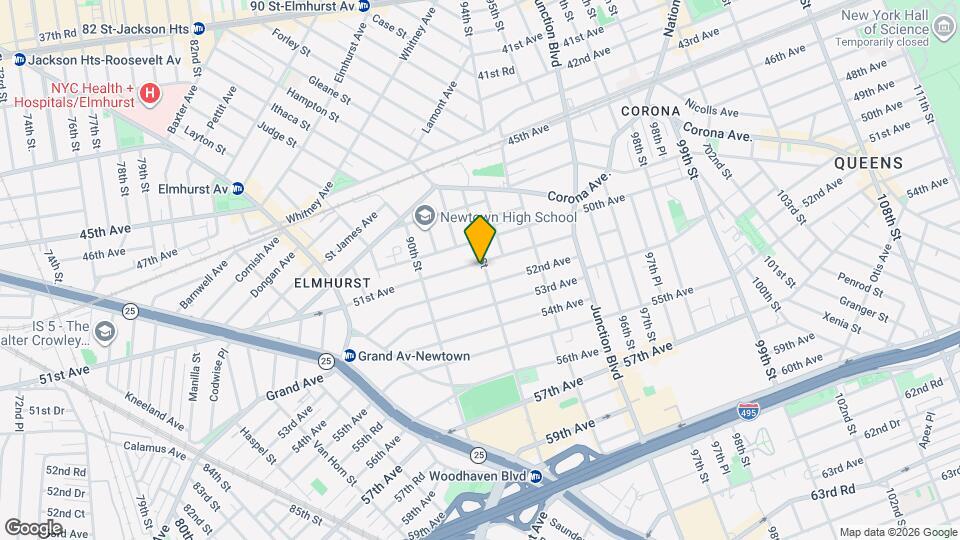 90-70 51st Ave Mapa y Detalles de la Ubicación