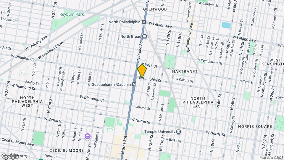 2258 N Park Ave Map and Location Details