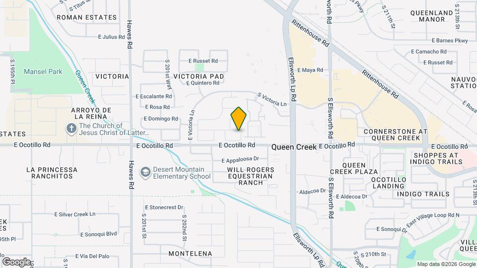 20437 E Estrella Rd Map and Location Details