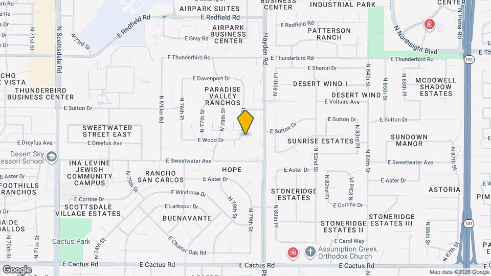 7902 E Wood Dr Map and Location Details