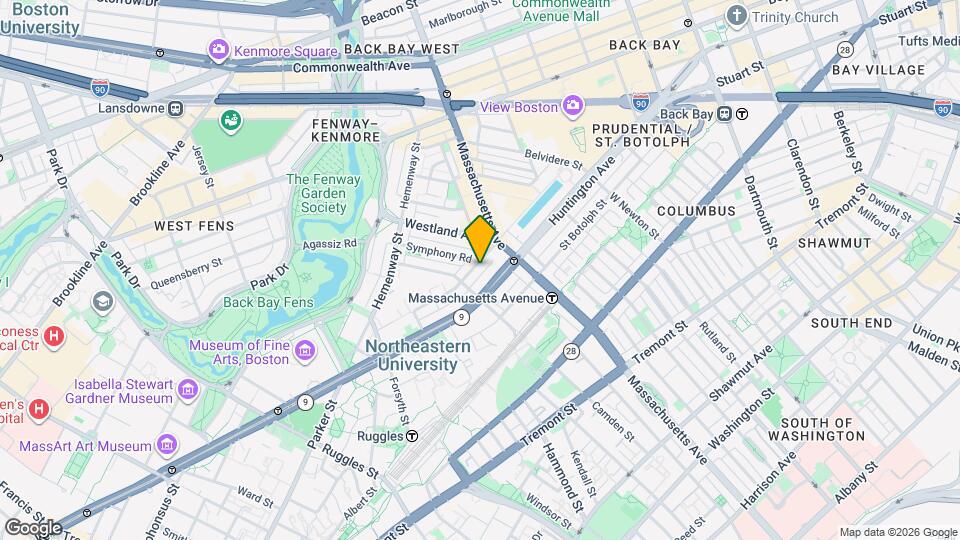 36 St Stephen St Mapa y Detalles de la Ubicación