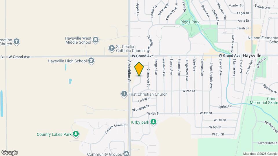 215 Peachwood Dr Map and Location Details