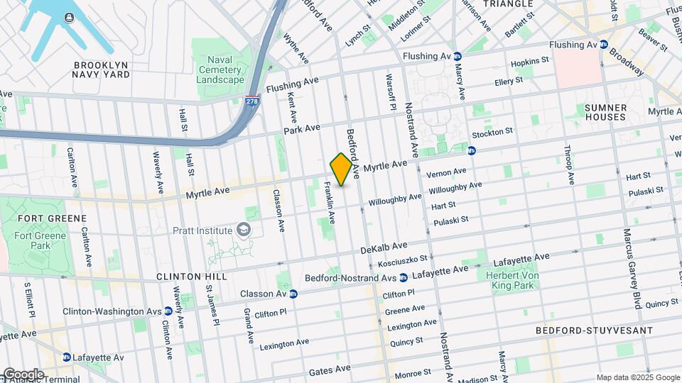 156-158 Skillman St Map and Location Details