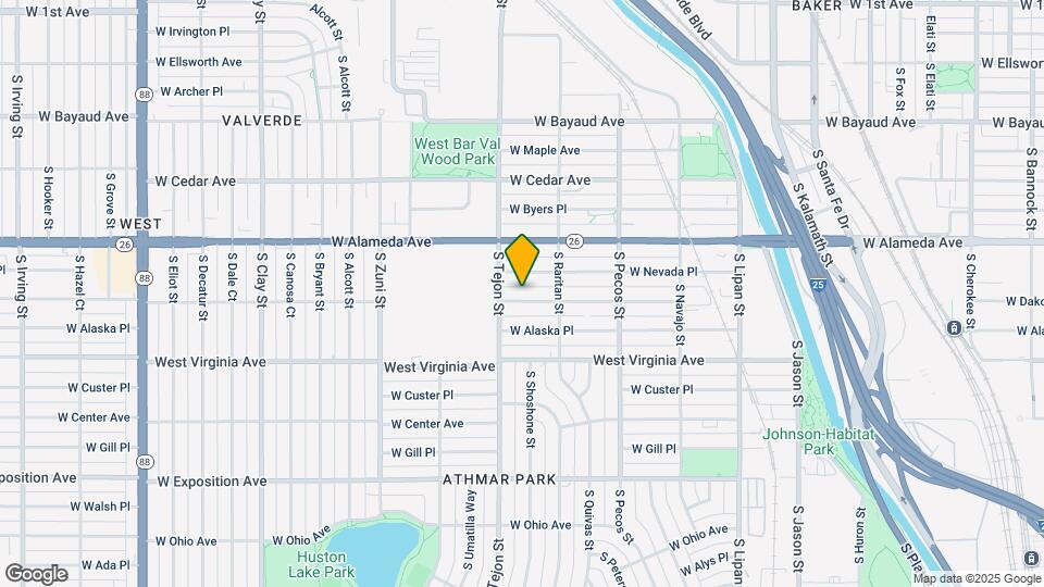 1561 W Dakota Ave Mapa y Detalles de la Ubicación