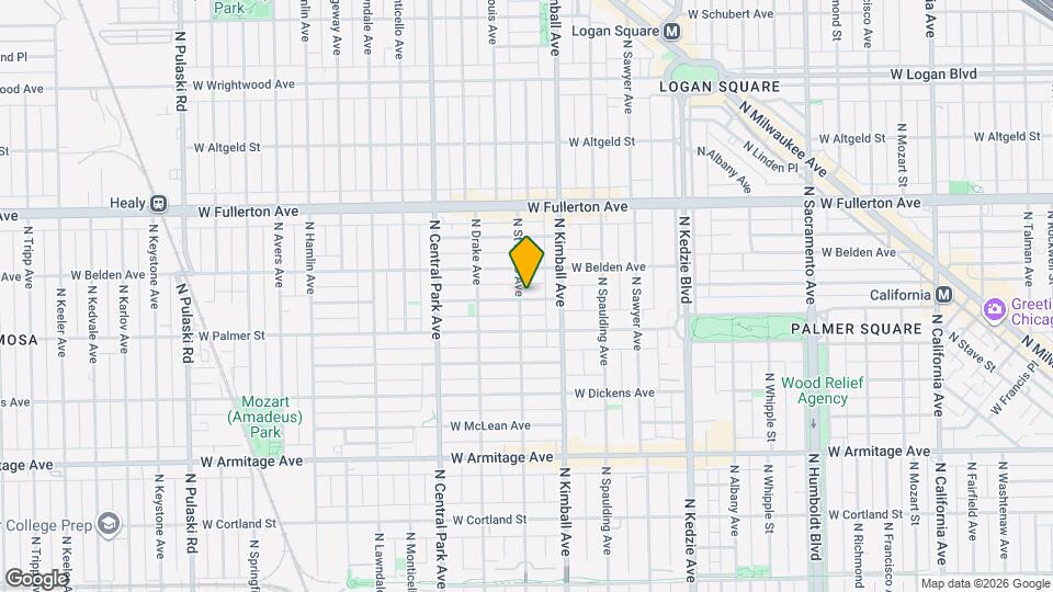 3428 W Lyndale St, Unit 2 Mapa y Detalles de la Ubicación