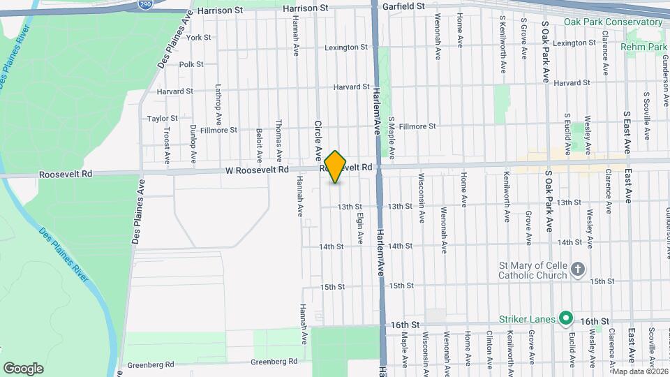 1225 Marengo Ave Map and Location Details