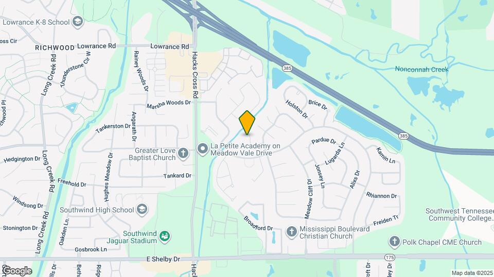 4387 Cross Creek Cove Map and Location Details