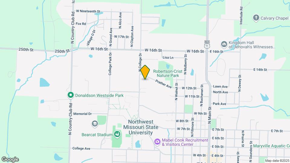 1135 N College Dr Map and Location Details