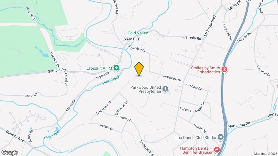 4272 Sample Ct Map and Location Details