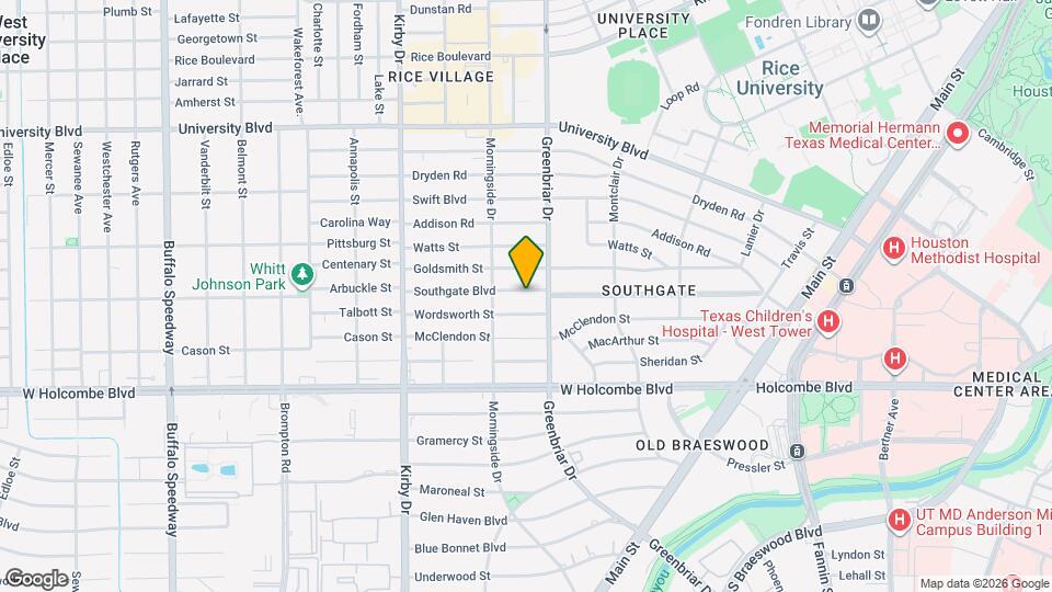 2317 Southgate Blvd Map and Location Details