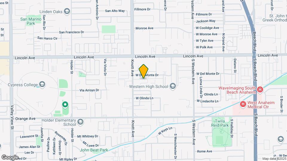 3423 W Canoga Pl Map and Location Details