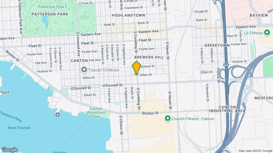 1016 S Conkling St Map and Location Details