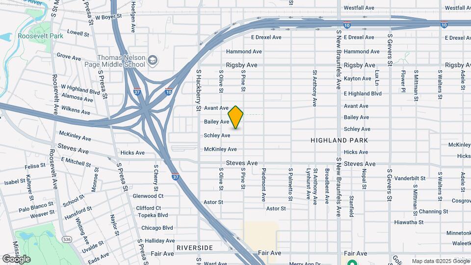 1031 Schley Ave Map and Location Details