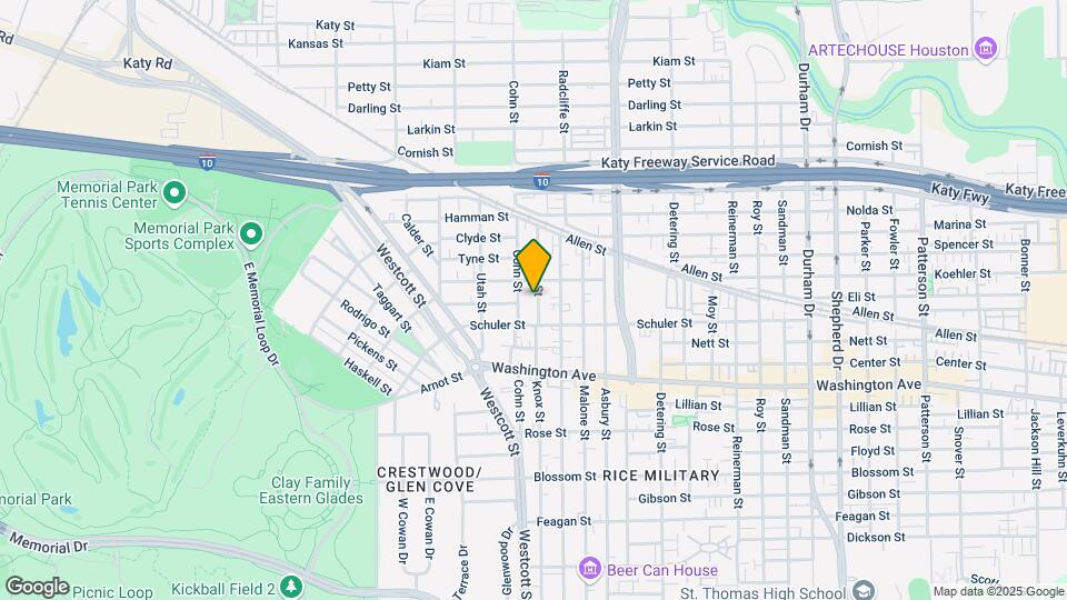 1407 Knox St Map and Location Details