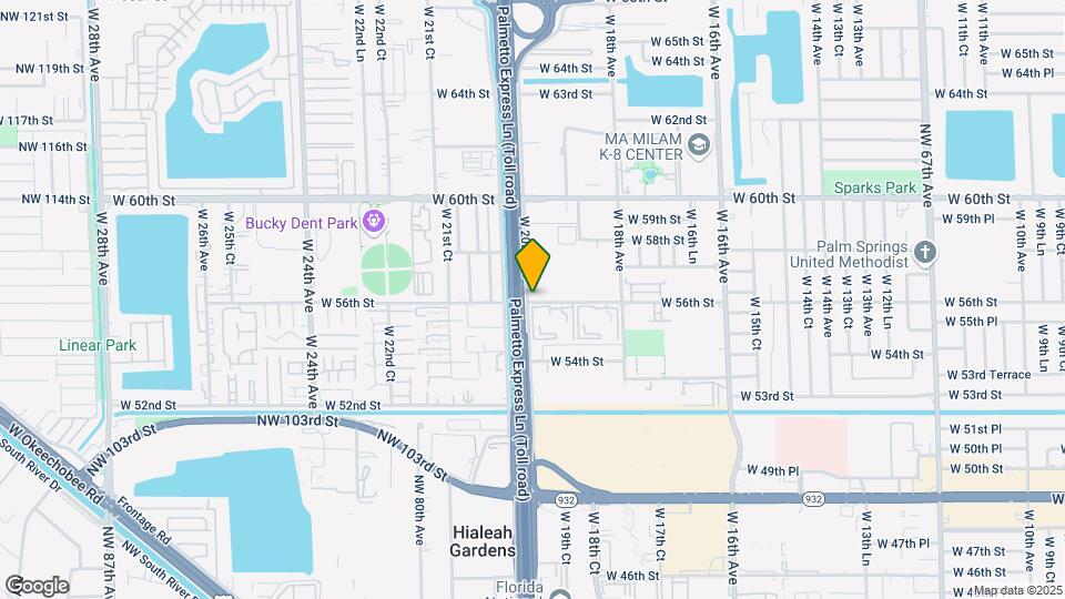 5625 W 20th Ave Mapa y Detalles de la Ubicación