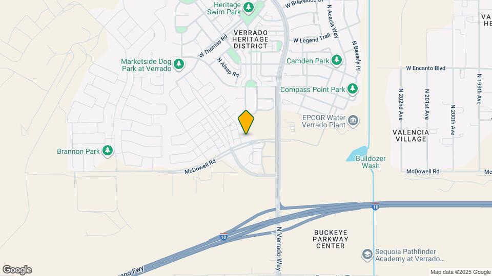1627 N 208th Ave Mapa y Detalles de la Ubicación
